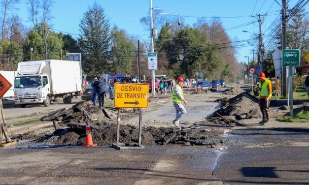 MUNICIPALIDAD DE VILLARRICA REALIZA TRABAJOS DE URGENCIA EN SEGUNDA FAJA AL VOLCAN